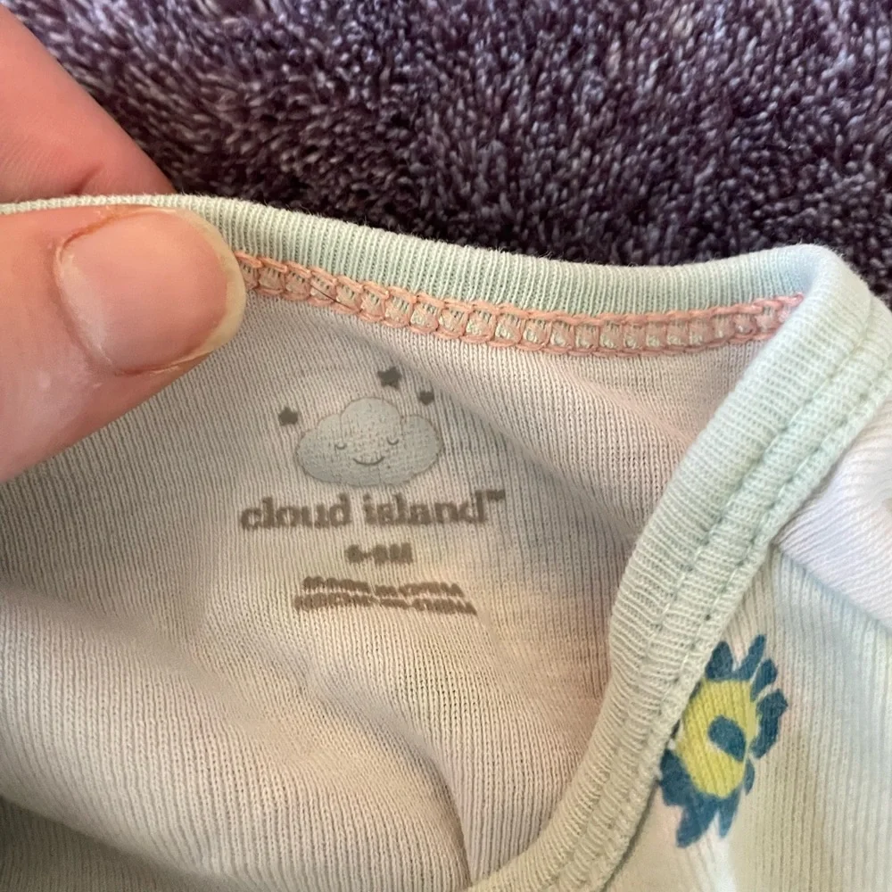 Cloud Island zip up sleeper bundle, size 6-9 months - Picture 5 of 5